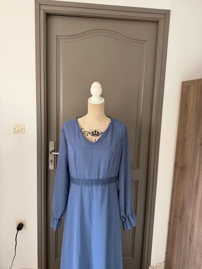 Robe longue taille 42 bleu - photo numéro 5