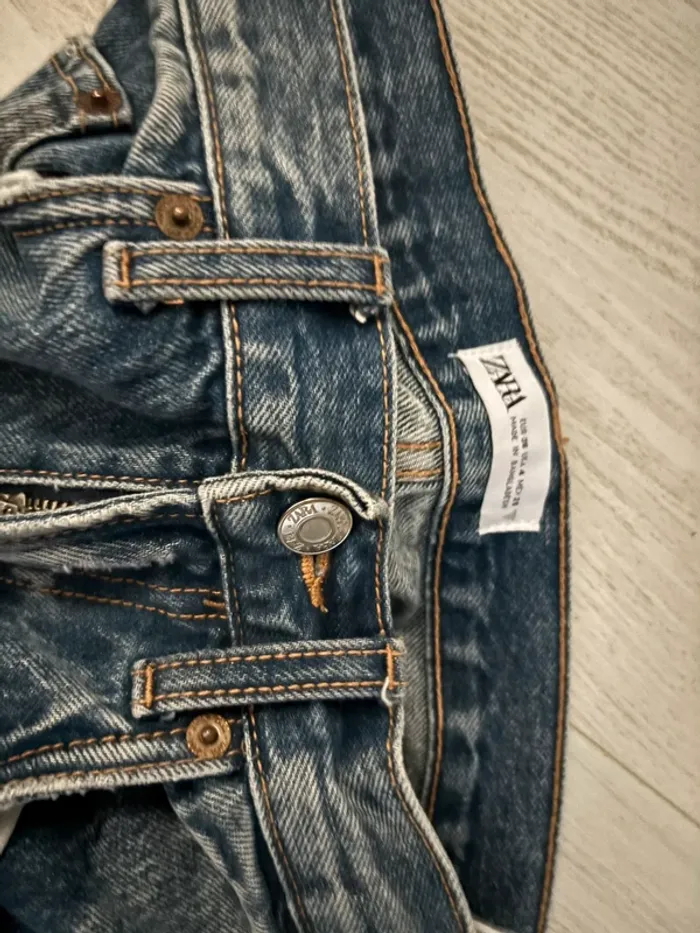 Jean bleu femme taille 36 / S marque Zara - photo numéro 3