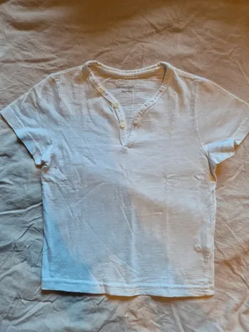 T-shirt blanc manche courte