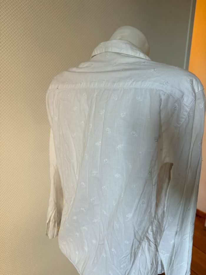 Blouse blanche en très bon état taille 1 Claudie pierlot - photo numéro 10