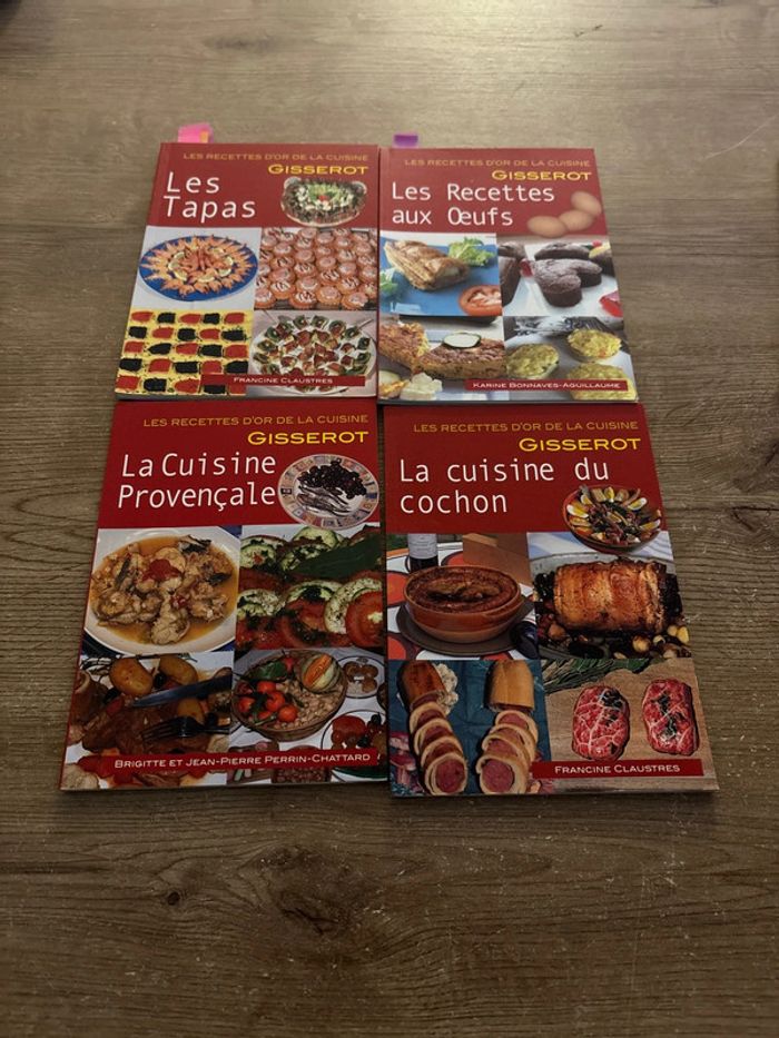 Lot 8 livres les recettes d’or de la cuisine gisserot - photo numéro 2