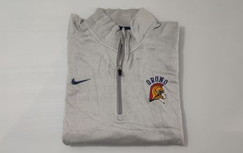 Vêtement homme Sweat zippé 1/4 Haut de sport gris clair Nike dri-fit taille XL #Retrostreet