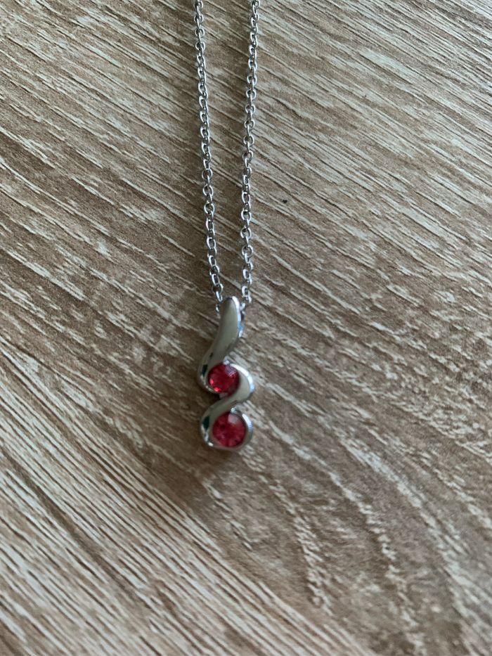 Collier à strass roses - photo numéro 2