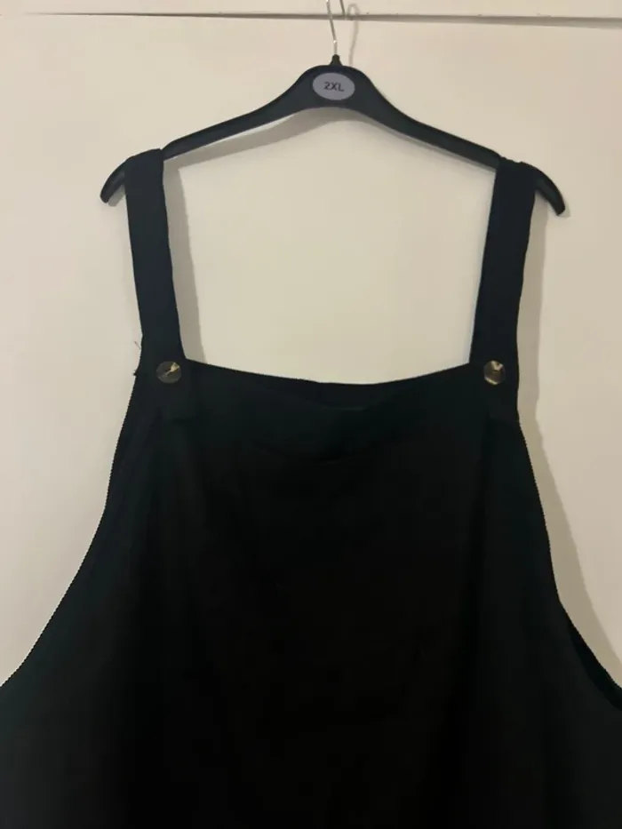 Robe salopette velour - photo numéro 2