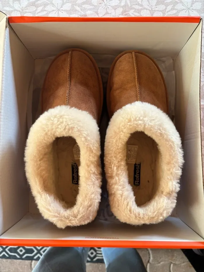 Chaussures fourrées camel Refresh (pointure 39) - photo numéro 2