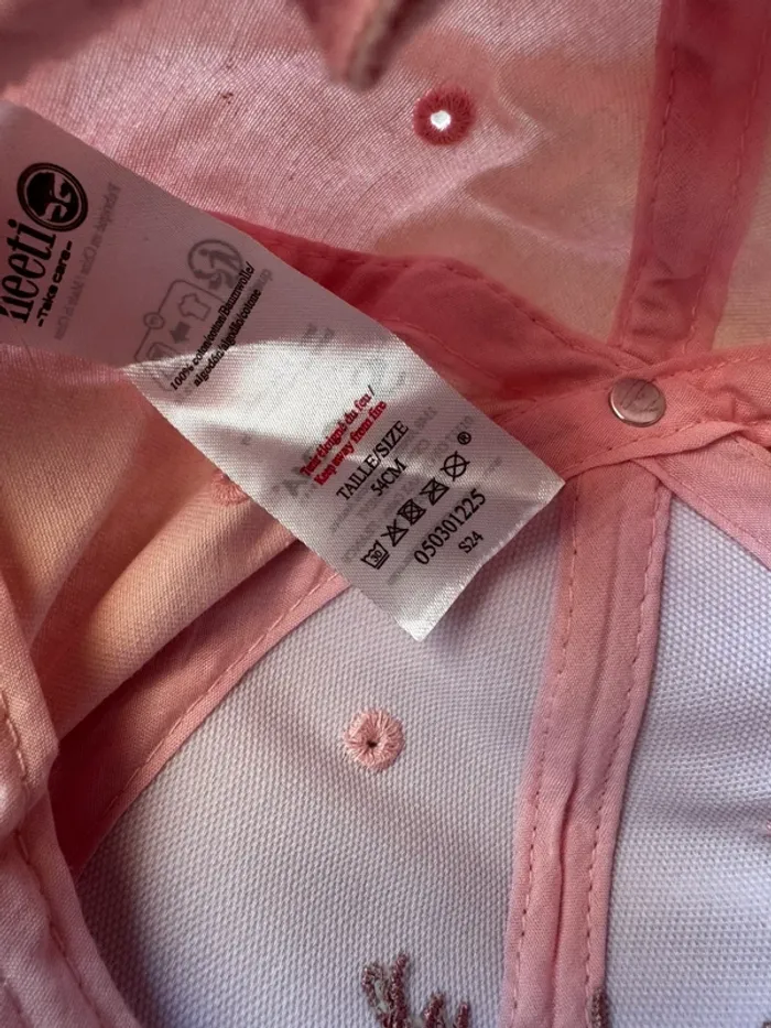 Casquette fille été rose - photo numéro 3