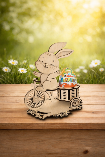 Lapin qui fait du vélo