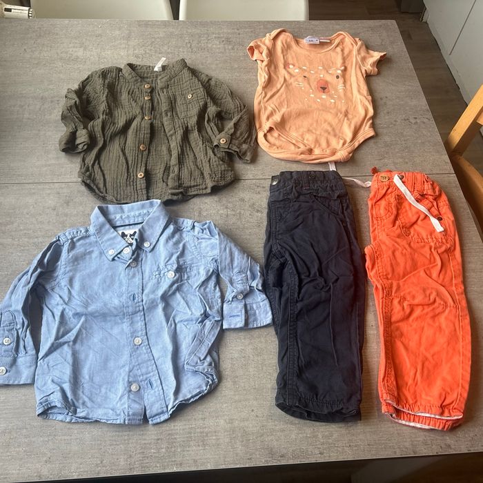 Lot vêtement bébé 9 mois garçon