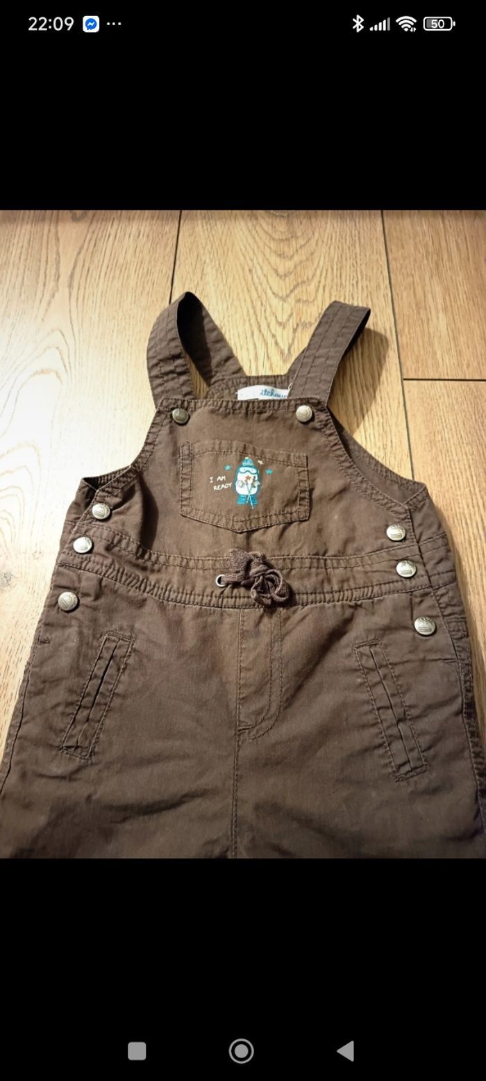 Salopette chaude doublée 12 mois - photo numéro 2