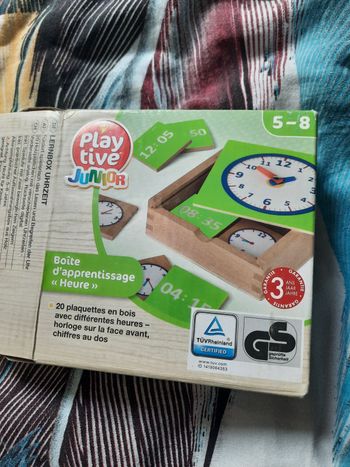 Boite apprentissage pour apprendre l'heure