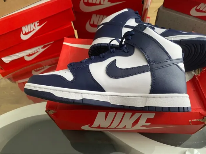Nike dunk high retro chanmpionship navy - photo numéro 2