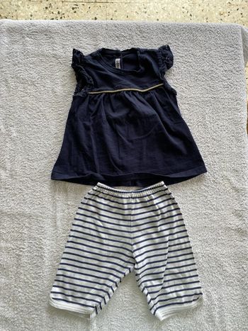 T24 mois ensemble tee shirt + short