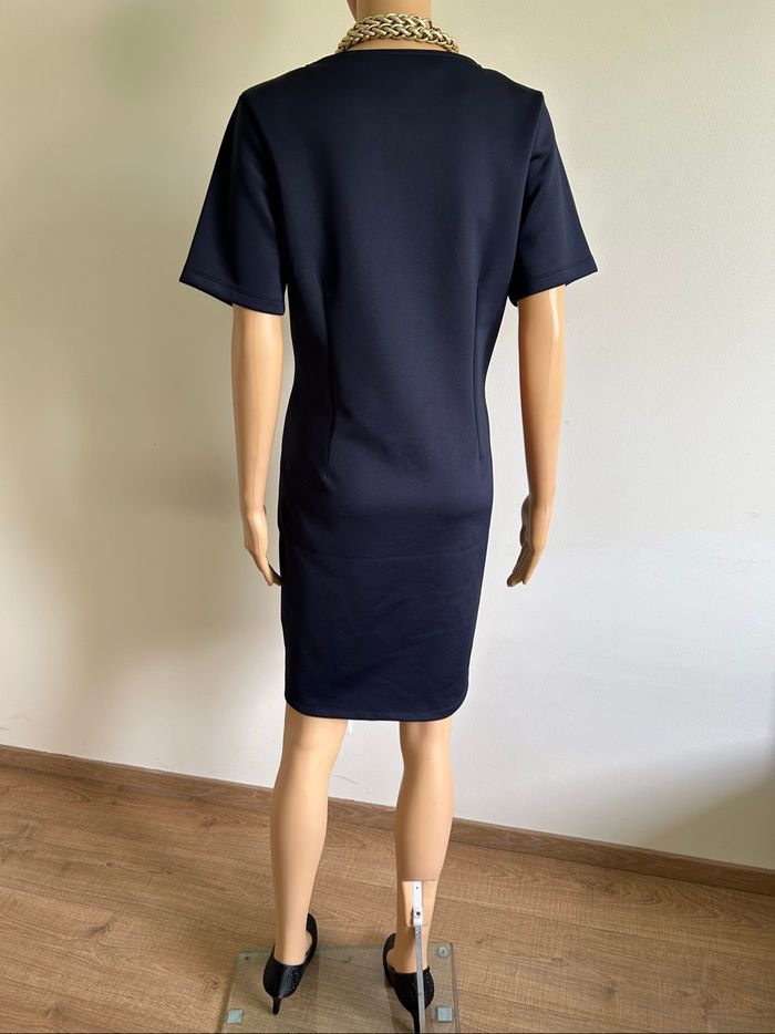 Robe marine et imprimée à manches courtes Vila Joy taille L TBE - photo numéro 6
