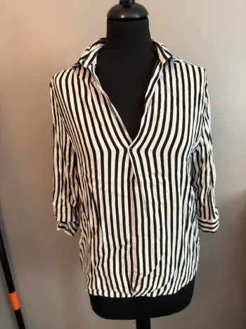 Blouse  rayée bershka