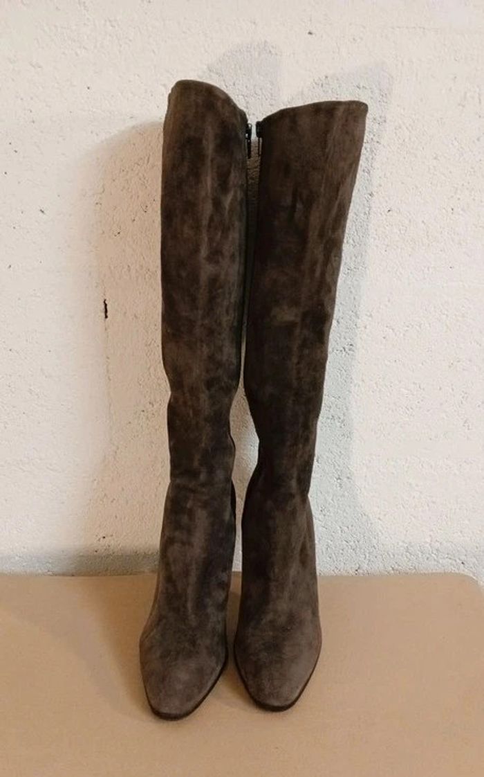 đ€ Bottes en daim Bazile â Made in Italy â T. 37,5 â TrĂšs bon Ă©tat - photo numĂ©ro 5