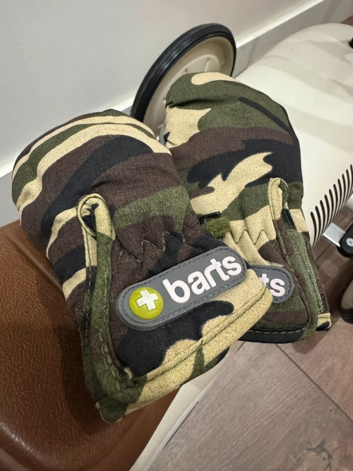 🐧Moufles gants de ski taille 1 camouflage Barts - photo numéro 4