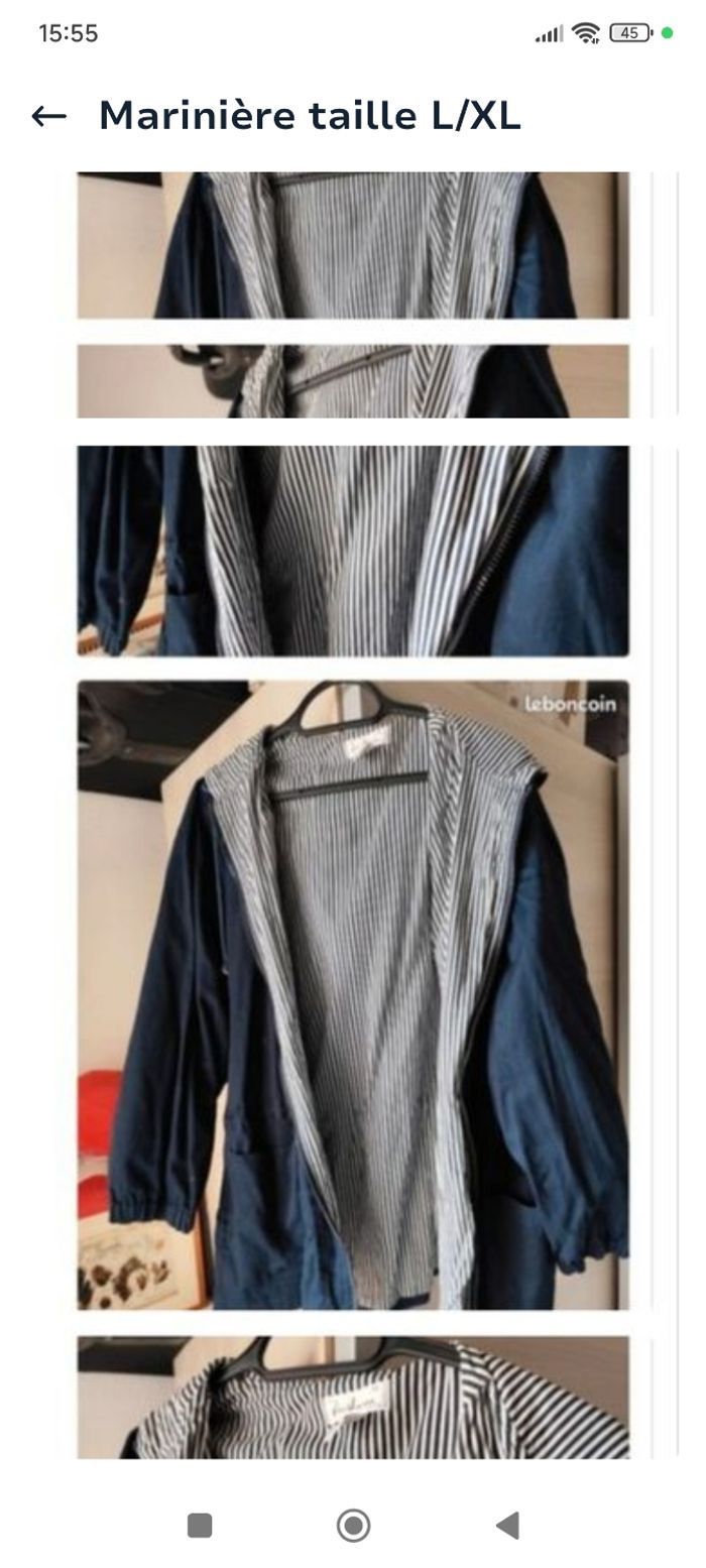 Marinière taille L/XL - photo numéro 1