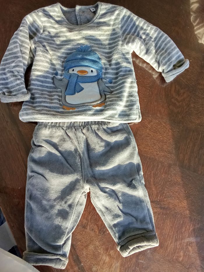 Ensemble petit pingouin 3 mois