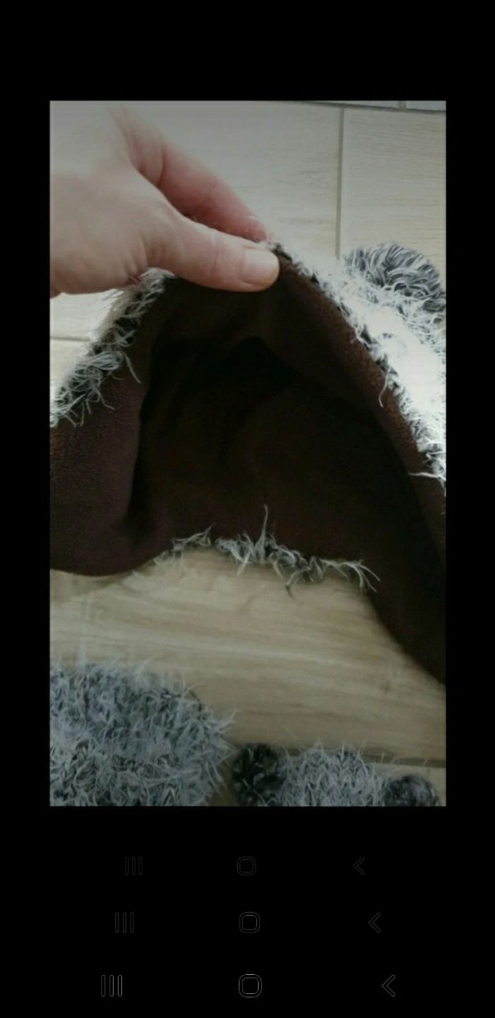 Bonnet gants hiboux fille 5/8 ans - photo numéro 4