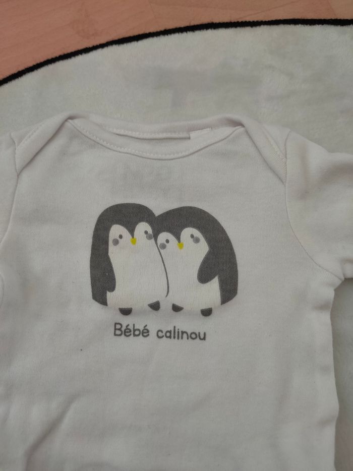 Lot de 2 bodies bébé garçon taille 6 mois neuf - photo numéro 6
