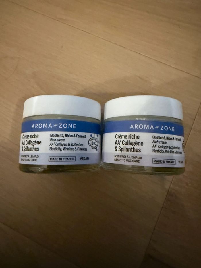 Crème collagène Aroma Zone x2