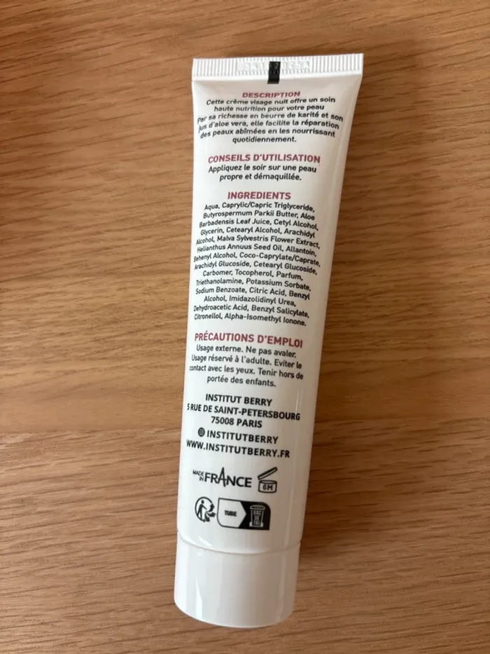 Berry – Crème Visage Nuit Fleur de Coton - photo numéro 2
