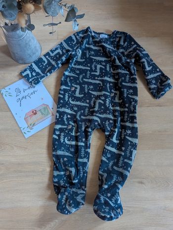 Pyjama velours Crocodile 23 mois Tape à l'oeil
