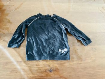 Pull fin gris fille Verbaudet 12 mois