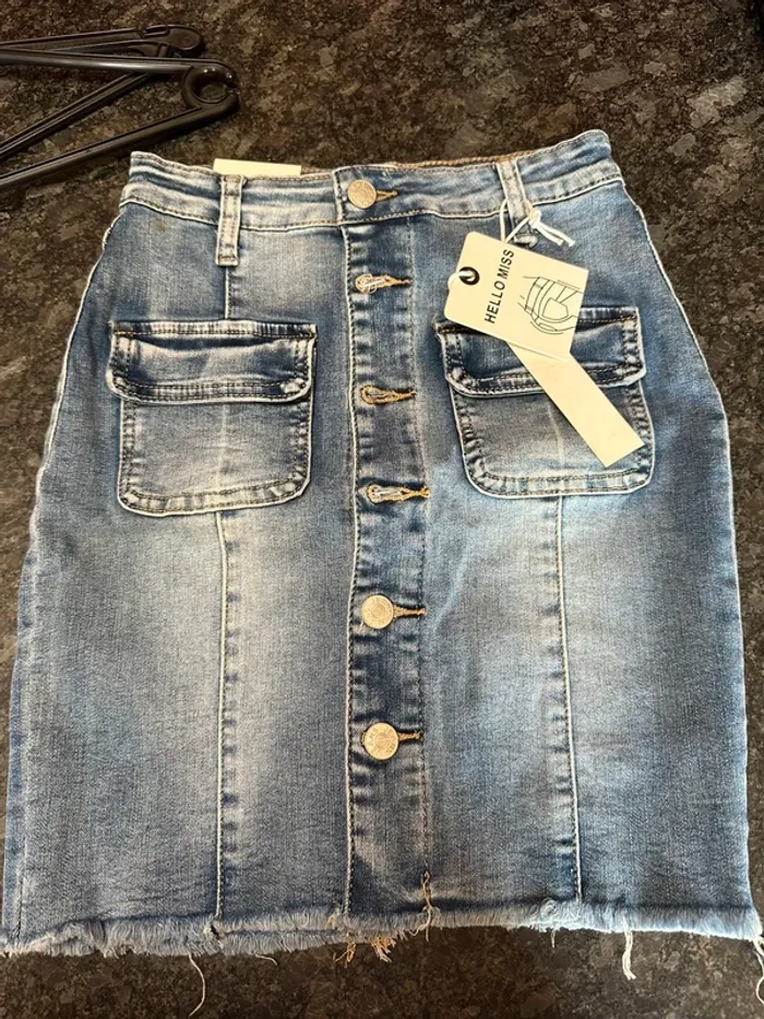 Jupe en jeans taille 34