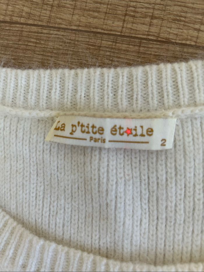 Pull crème tout doux la p’tite étoile taille 2 TBE - photo numéro 9
