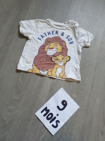 Maillot t-shirt 9mois garçon