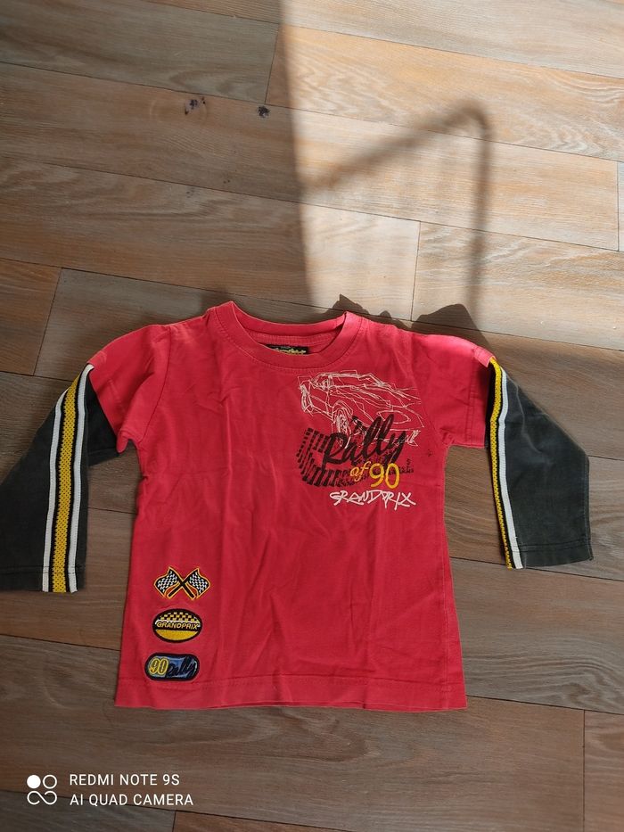 Tee shirt manches longues garçon 3-4 ans