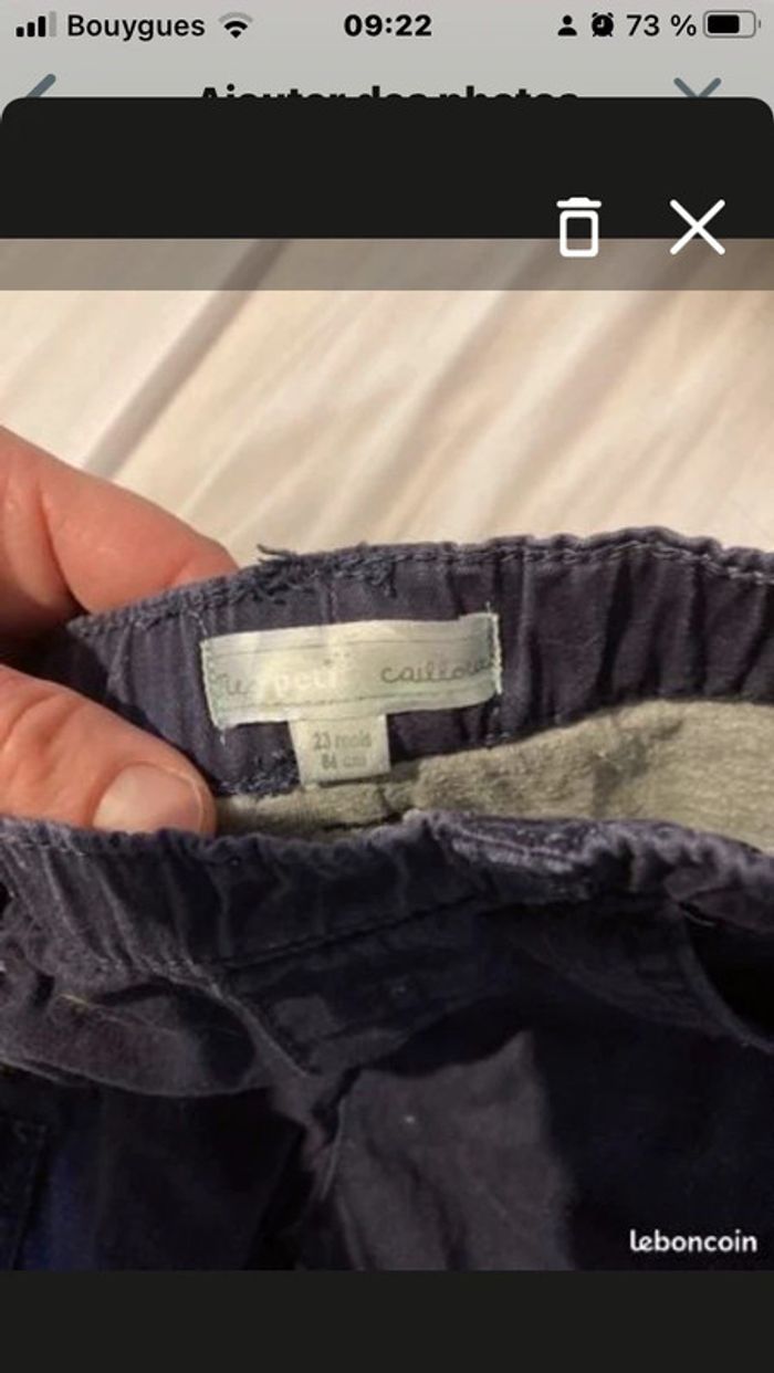 Pantalon double taille 23 moi doit 86cm - photo numéro 2