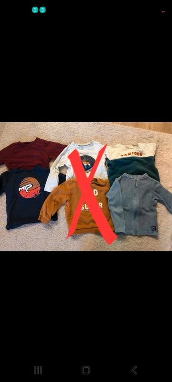 Lot sweat 3ans