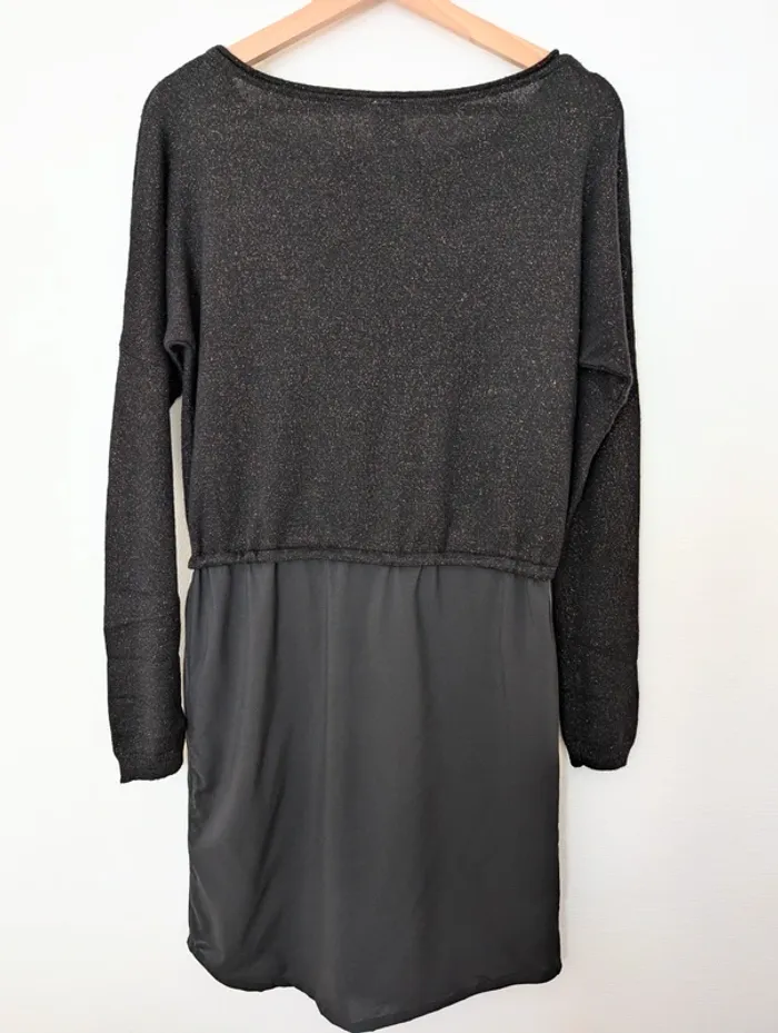 Robe bi-matière casual ou pour soirée - photo numéro 2