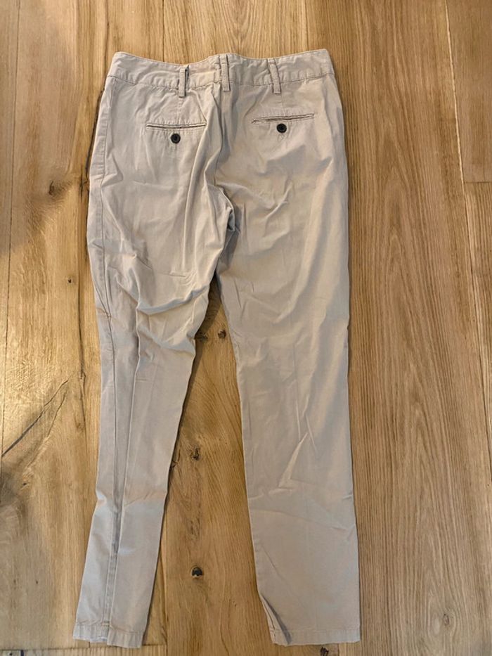 Pantalon chino beige Zara - photo numéro 4