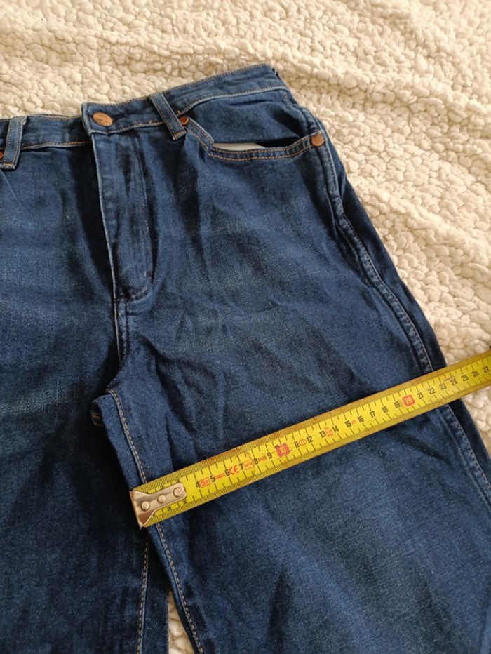 Jean flare bleu Wrangler Wanderer W27 L32 taille haute évasé vintage - photo numéro 8