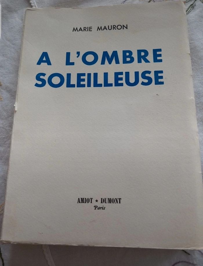 Livre A l'ombre soleilleuse