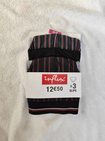 Lot de 3 slip homme, neuf, taille XXL 