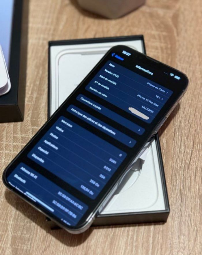 IPhone 13 Pro Max - 256Go - Bleu Alpin ‎ - photo numéro 4