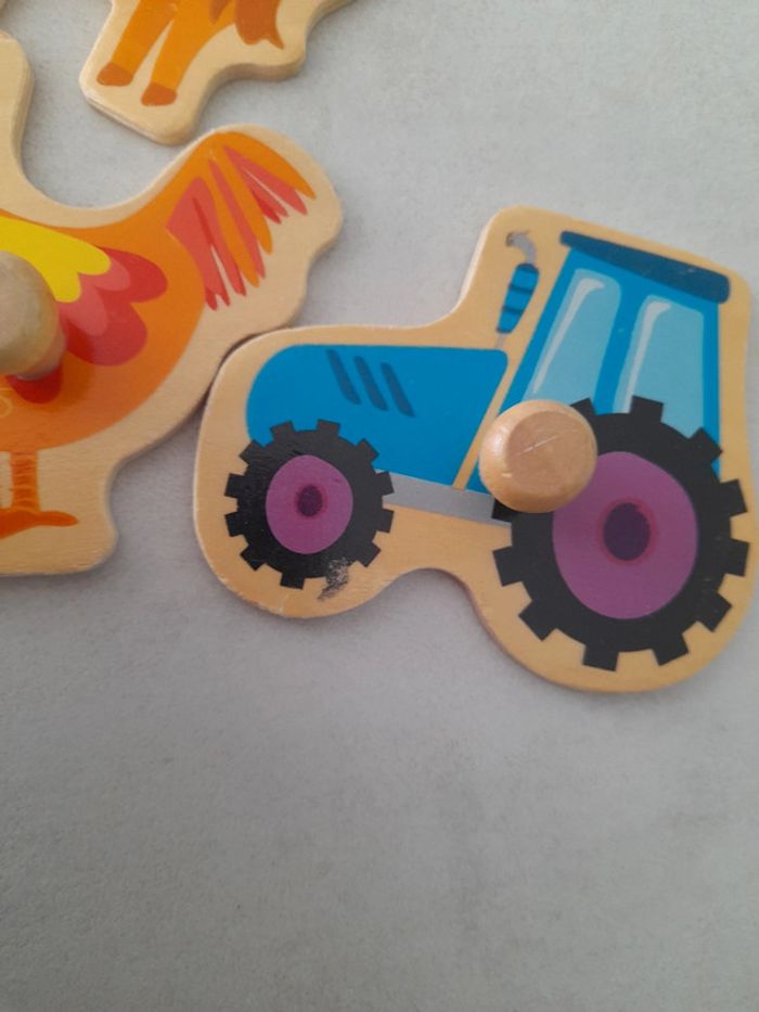 Lot pièces puzzle motricité montessori - photo numéro 7