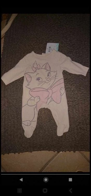 Pyjama fin Marie aristochat 1 mois neuf