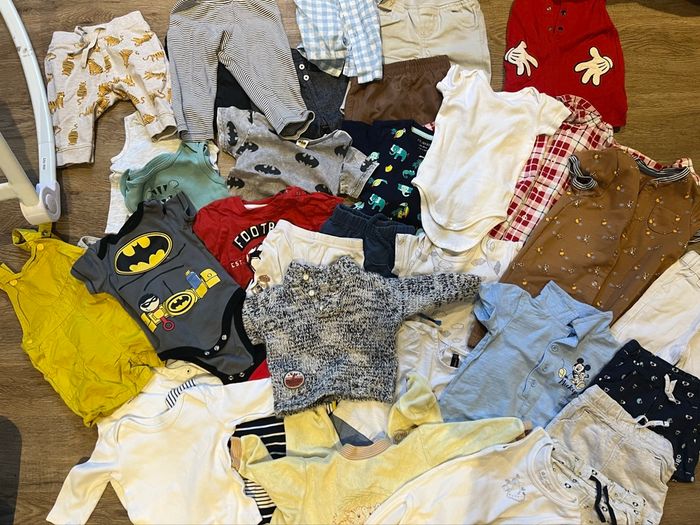 Lot revendeur 6 mois saison mixte garçon