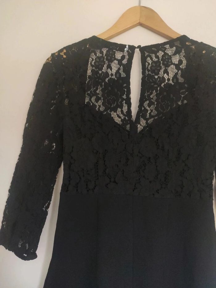Zara robe longue de soirée dentelle  S - photo numéro 7