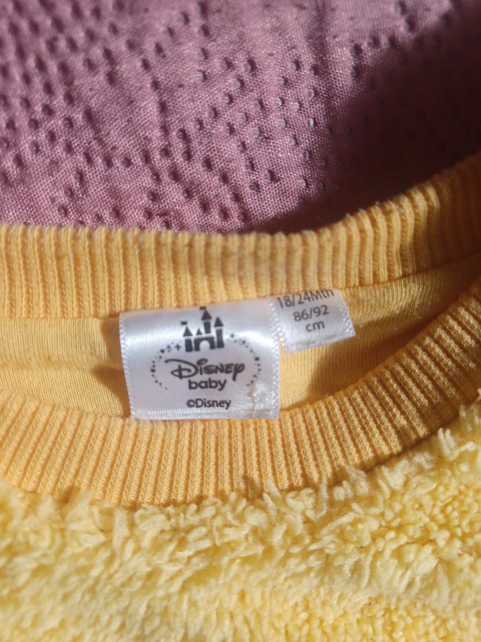 Ensemble winnie l'ourson jaune 18/24 mois 86/92 cm - photo numéro 5