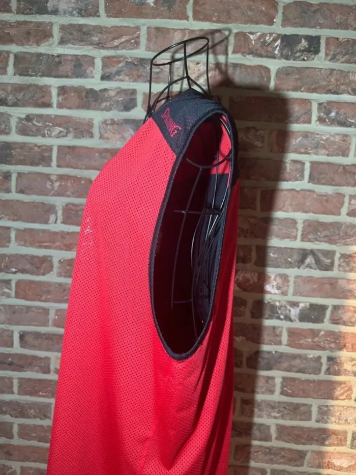 Maillot basketball réversible noir et rouge Spalding Taille XL/42 - photo numéro 6