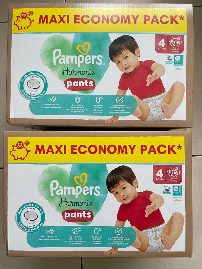 Lot de 2 maxi pack Pampers Pants T.4