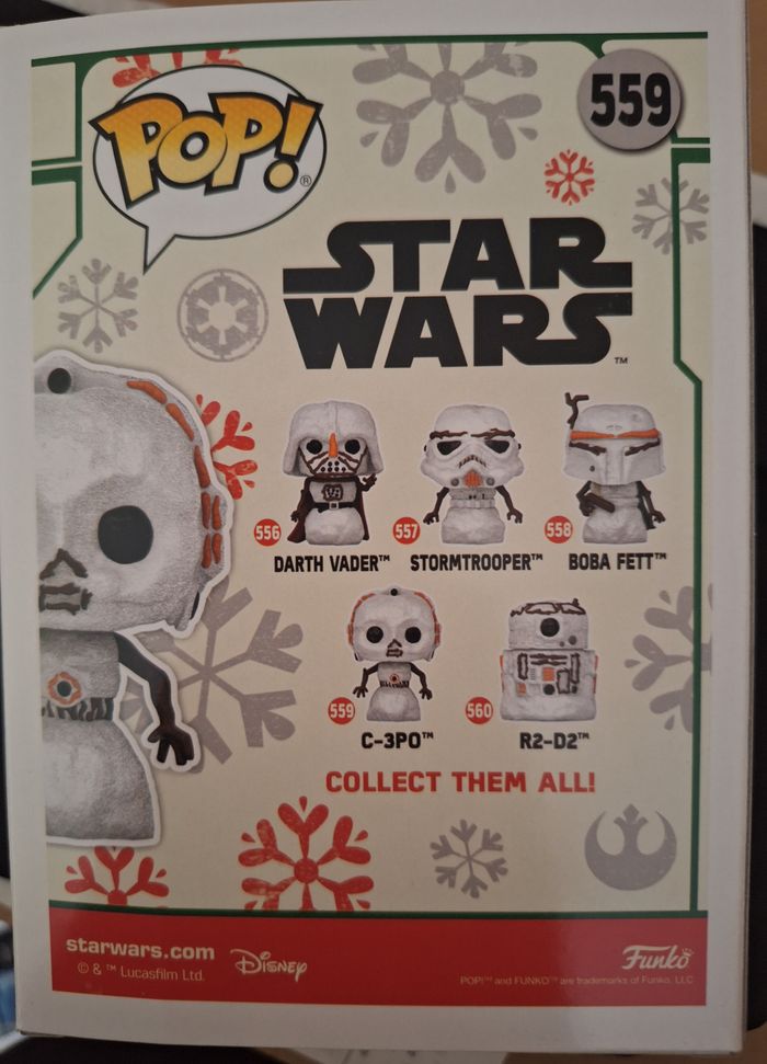 C-3PO - Star Wars Holiday Pop numéro 559 - photo numéro 3