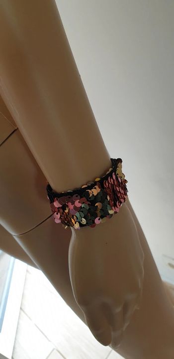 🩷 Bracelet fantaisie avec sequins #emyfleury_bijoux