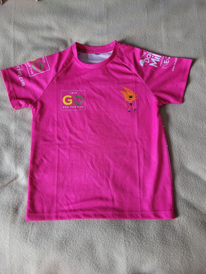 T-shirt de sport ineos go run for fun ys